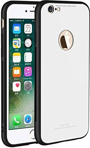 iPhone 8 Back Case Cover Luxurious Toughened Glass Back Case with Shockproof TPU Bumper iPhone 8