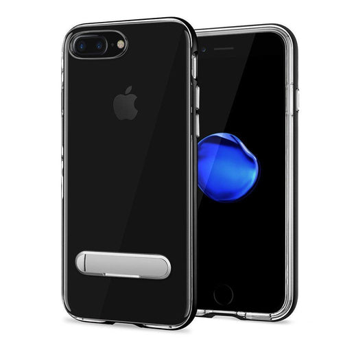 iPhone 8 Plus Cover, Protective Slider Stylish Kick Stand Covers For Apple iPhone 8+ Soft-Interior Scratch Protection Finish