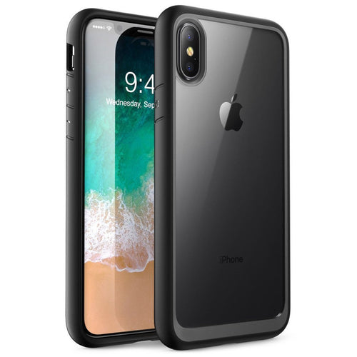 iPhoneX Back Cover, Premium Hybrid Protective Frost Clear Case for Apple iPhone X (Glacier Series)