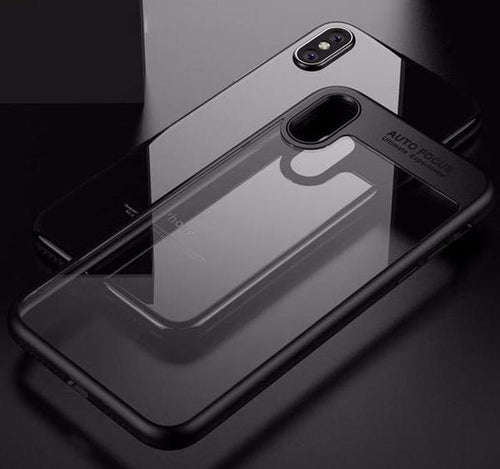 iPhone X Cover, Electroplated TRANSLUCENT Edition Soft Silicone 4 Frames Plus Ultra-Thin Case Transparent Cover